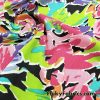 Abstract Flowers and Petals Print Swimwear Poly Spandex Fabric