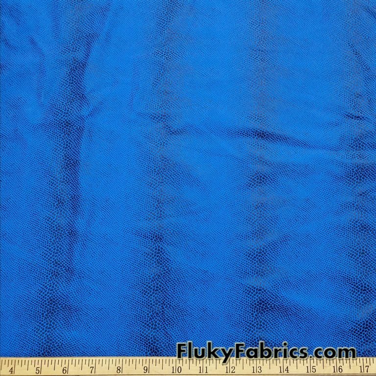 Mystique Reptilian Snake Black Scales 4-Way Stretch Fabric