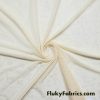 Solid Mesh Eggnog Color Poly Spandex Stretch Fabric