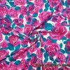 Stylish Abstract Roses Painting Over a White Background Swimsuit Nylon Spandex Fabric