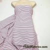 Nylon Spandex Black, Hot Pink and Purple Mini Stripes Fabric