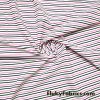 Nylon Spandex Black, Hot Pink and Purple Mini Stripes Fabric