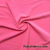 Camelia Pink Solid Nylon Spandex Swimwear Fabric