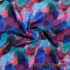 Wavy Abstract Marble Nylon Spandex Swimsuit Fabric