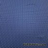 White Pin Dots on a Prussian Blue Nylon Spandex Swimsuit Fabric