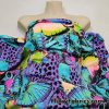 Beautiful and Colorful Abstract Butterfly Print Semi Brushed Nylon Spandex Fabric