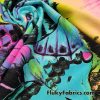 Beautiful and Colorful Abstract Butterfly Print Semi Brushed Nylon Spandex Fabric