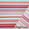 Multicolor Summer Stripes Nylon Spandex Swimwear Fabric