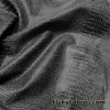 Matte Foil Black Reptile Scales Swimwear Nylon Spandex Fabric