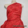 Lightweight Reptile Skin in Orangey Red Nylon Spandex Fabric