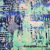 Distressed Colorful Abstract Print Nylon Spandex Swimsuit Fabric