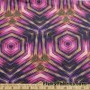 Geometric Kaleidoscope Print Nylon Spandex Swimwear Fabric at FlukyFabrics.com