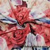 Gorgeous Roses and Crystals Swimsuit Nylon Spandex Fabric