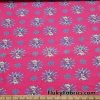 Ice Princess Portraits Hot Pink Lightweight Cotton Spandex Fabric