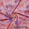 Colorful Abstract Wall Paint Blots Print Swimsuit Poly Spandex Fabric