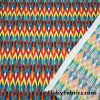 Ikat Flames Print Swimsuit Nylon Spandex Fabric