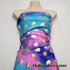 Tie Dye with Gold Dots Swimsuit Nylon Spandex Fabric