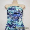 Distressed Colorful Abstract Print Nylon Spandex Swimsuit Fabric