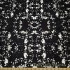 Black and White Abstract Print Swimwear Nylon Spandex Fabric at FlukyFabrics.com