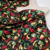 Chilis, Tomatoes, Legumes and Peppers on Black Woven Fabric