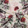 Amor, Birds, Flowers and Paisleys Cotton Jersey Lycra Fabric