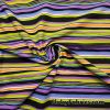 Halloween Irregular Stripes Print Cotton Jersey Fabric