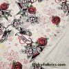 Amor, Birds, Flowers and Paisleys Cotton Jersey Lycra Fabric