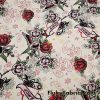 Amor, Birds, Flowers and Paisleys Cotton Jersey Lycra Fabric
