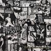 EXPLICIT Black and White XXX Adult Services Classified Ads Print Cotton Lycra Fabric