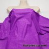 Electric Purple 4-Way Stretch Swimsuit Fabric with Asymmetrical Faux Embossing