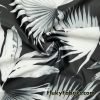 Big Monochromatic Palm Leaves Print Swimsuit Nylon Spandex Fabric