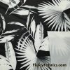 Big Monochromatic Palm Leaves Print Swimsuit Nylon Spandex Fabric