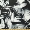 Big Monochromatic Palm Leaves Print Swimsuit Nylon Spandex Fabric