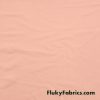 Creamy Peach Solid Nylon Spandex Swimwear Fabric