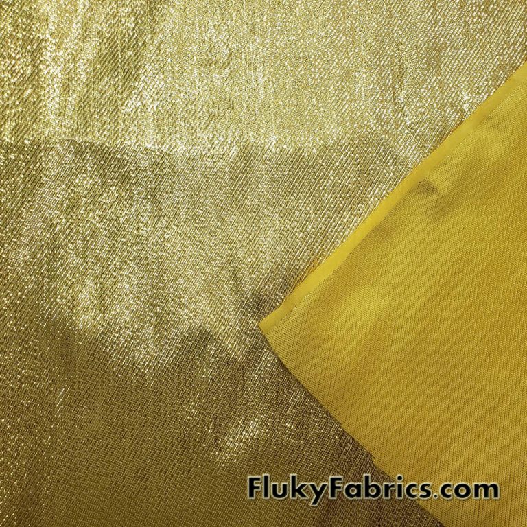 Japanese Metallic Lame Fabric 40″ Wide 8 Colors Available