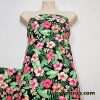 Beautiful Floral Hawaiian Tropical Print UV/Blacklight Reactive Nylon Spandex Fabric