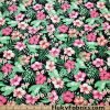 Beautiful Floral Hawaiian Tropical Print UV/Blacklight Reactive Nylon Spandex Fabric at FlukyFabrics.com