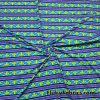 Cute Horizontal Stripes with Flower Petals Swimsuit Nylon Spandex Fabric