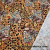 Jaguar Spots and Faces Print 44″ Wide Cotton Woven Fabric
