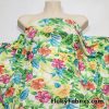 Tropical Print Cotton Jersey Rib Great for Children Pajamas and Apparel