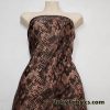 Brown Snake Skin Print Swimwear Nylon Spandex Fabric