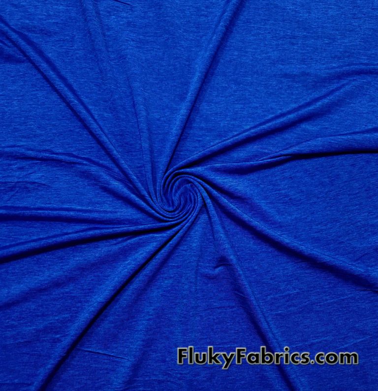 Lightweight Royal Blue Marl/Melange Style Nylon Spandex