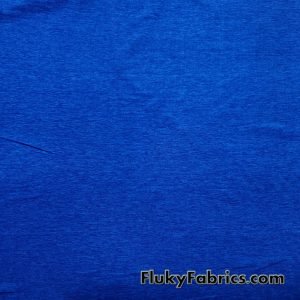 Lightweight Royal Blue Marl/Melange Style Nylon Spandex at FlukyFabrics.com