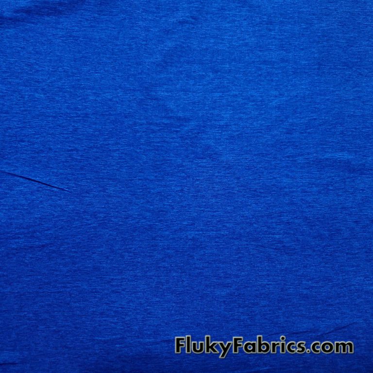 Lightweight Royal Blue Marl/Melange Style Nylon Spandex