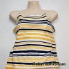 Navy and Yellow Thin and Wide Stripes Nylon Spandex Swimwear Fabric
