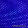 Hexagon Laser Lines on Dark Navy and Black UV/Blacklight Reactive Swimsuit Nylon Spandex Fabric