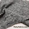 Gray and Black Space Dye Marl Poly Spandex High Performance Athletic/Active wear Fabric