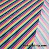 Colorful Diagonal Mini Stripes Swimwear Spandex 4 Way Stretch Bathing Suit Fabric. Cuts of 31″ x 58″/60″
