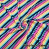 Colorful Diagonal Mini Stripes Swimwear Spandex 4 Way Stretch Bathing Suit Fabric. Cuts of 31″ x 58″/60″