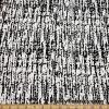 Abstract Black and White Print Lightweight Cotton Spandex Fabric